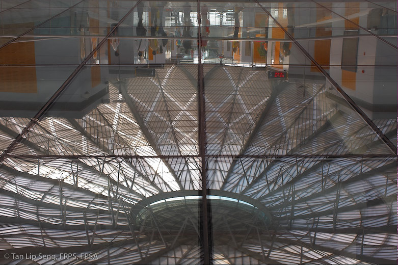 Reflection Of A Modern Station