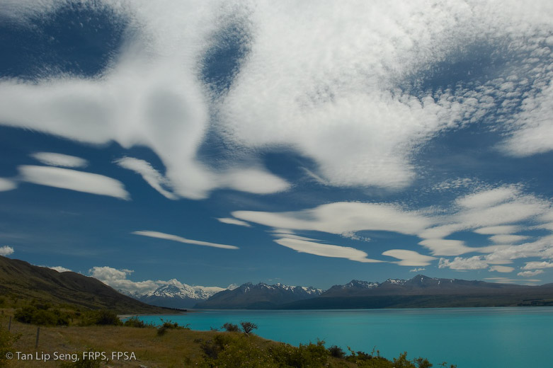 Cloud Suspension Over Lake Pukaki